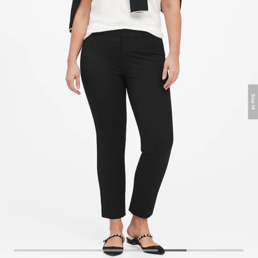 Banana Republic Black Stretchy Sloan Pants